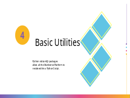 Basic Utilities